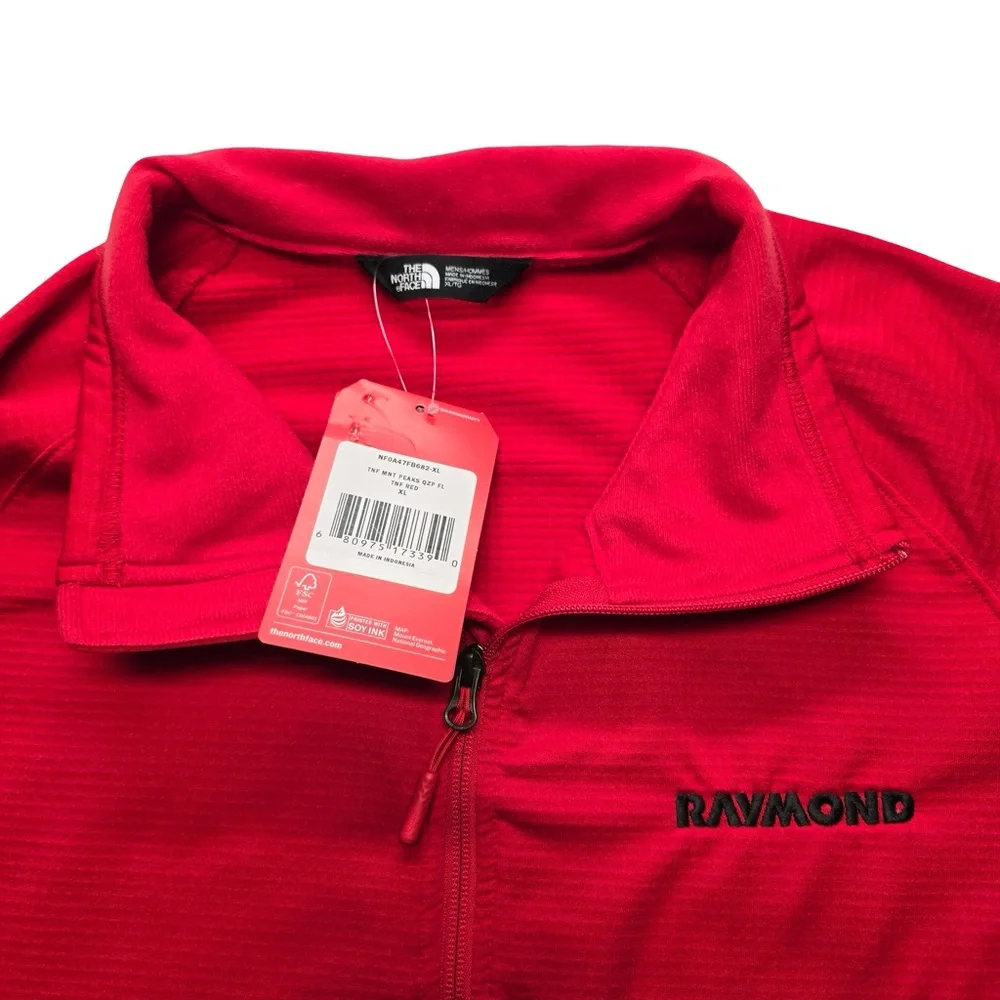 The North Face 1/4 Zip‎ Pullover Red XL NWT Corporate